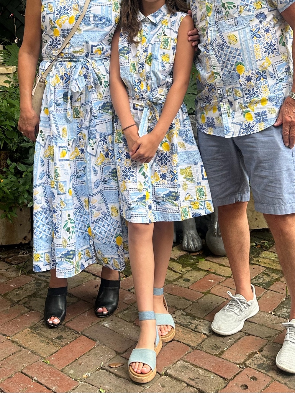J Crew Dolce Vita Lemon printed button-front dress